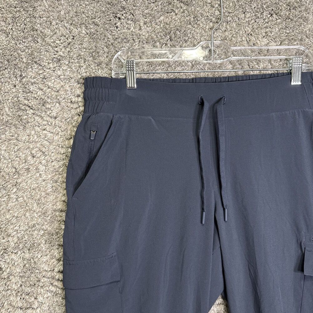 All In Motion Women’s Lightweight Cargo Jogger Pants Large Navy Blue Pull On - Picture 4 of 8
